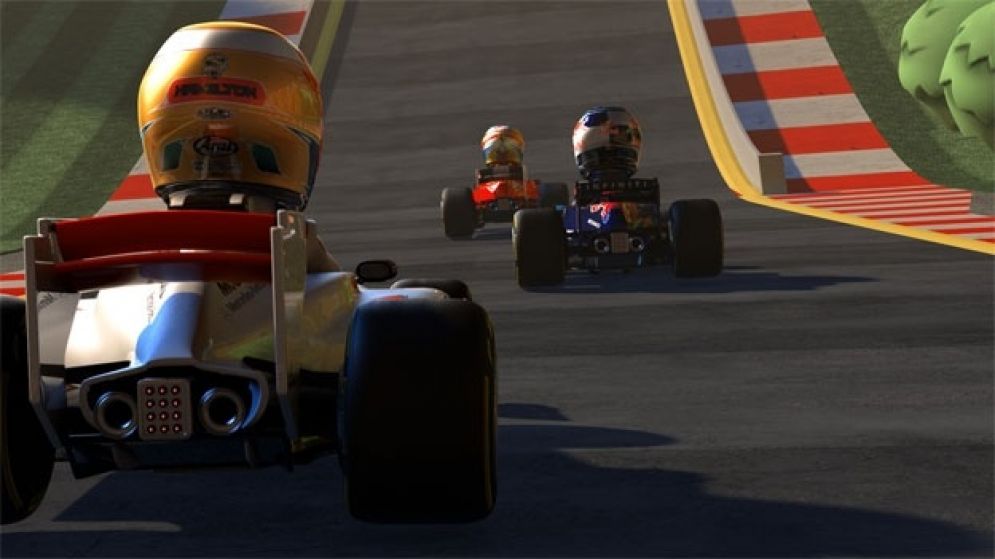 Screenshot ze hry F1 Race Stars - Recenze-her.cz