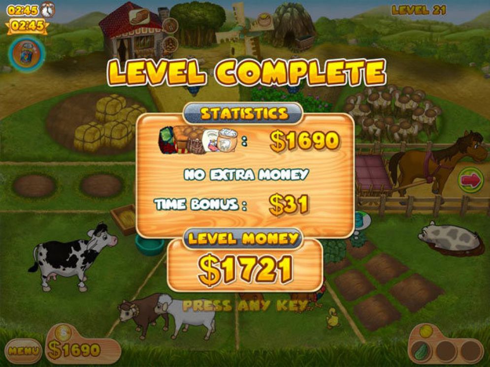 Screenshot ze hry Farm Mania 2 - Recenze-her.cz