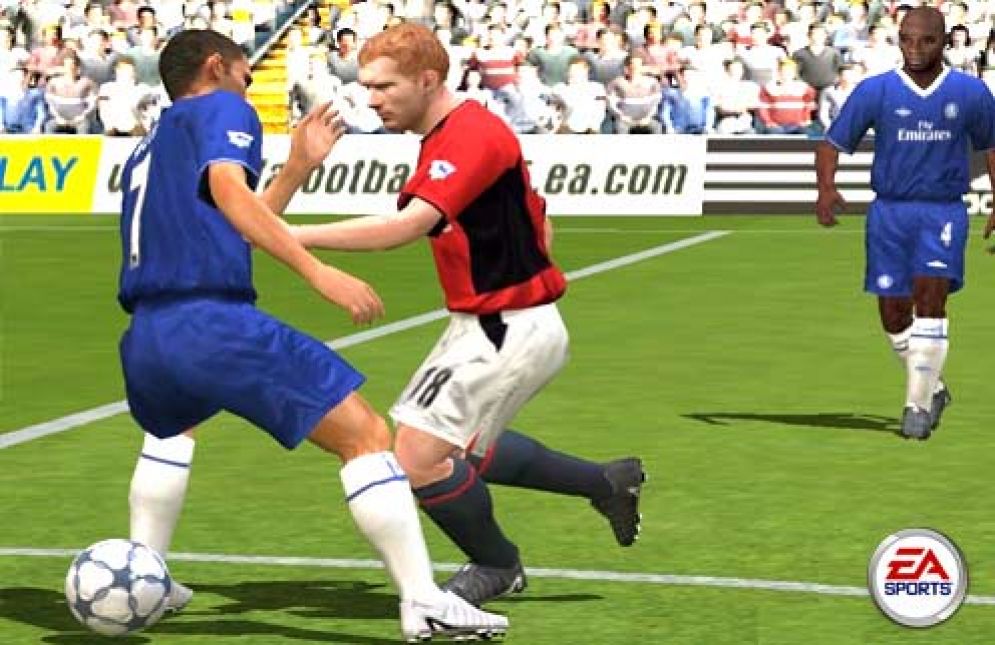 Screenshot ze hry FIFA 05  - Recenze-her.cz