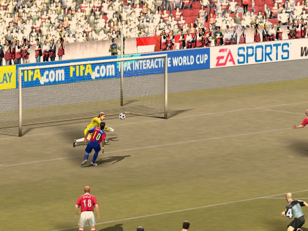 Screenshot ze hry FIFA 07 - Recenze-her.cz