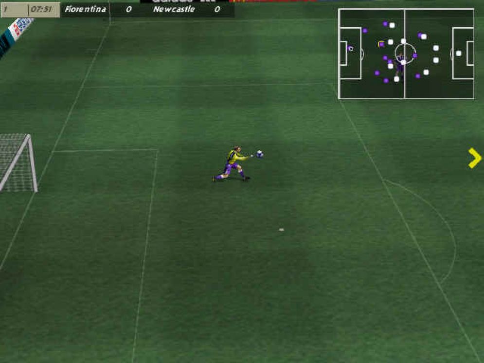 Screenshot ze hry FIFA 99 - Recenze-her.cz