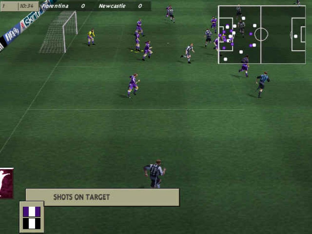 Screenshot ze hry FIFA 99 - Recenze-her.cz