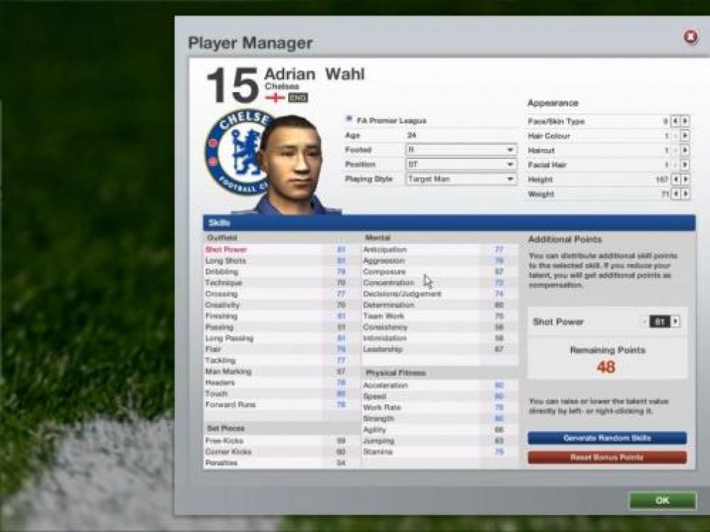 Screenshot ze hry FIFA Manager 07 - Extra Time - Recenze-her.cz