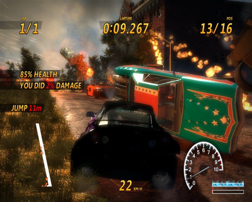 Screenshot ze hry FlatOut 3: Chaos and Destruction - Recenze-her.cz