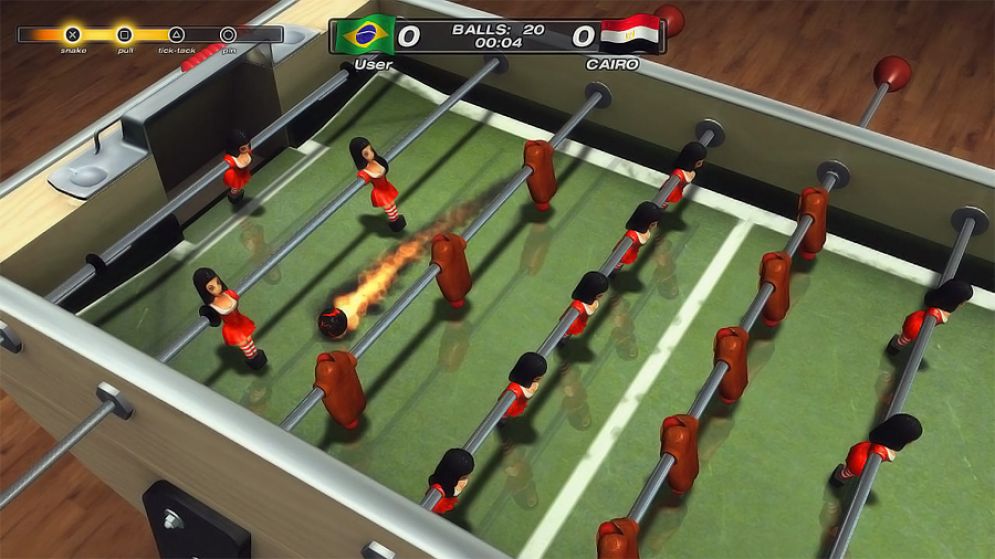 Screenshot ze hry Foosball 2012 - Recenze-her.cz