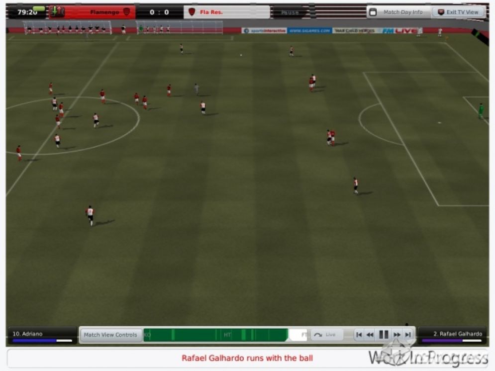 Screenshot ze hry Football Manager 2010 - Recenze-her.cz