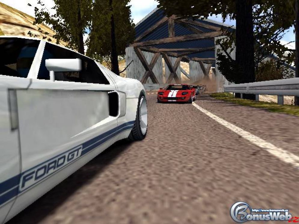 Screenshot ze hry Ford Racing Evolution - Recenze-her.cz