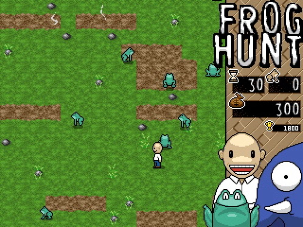 Screenshot ze hry Frog Hunt - Recenze-her.cz