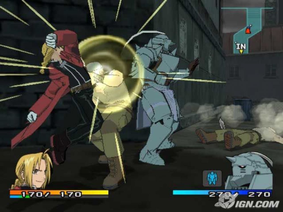 Screenshot ze hry Fullmetal Alchemist 2: Curse of the Crimson Elixir - Recenze-her.cz