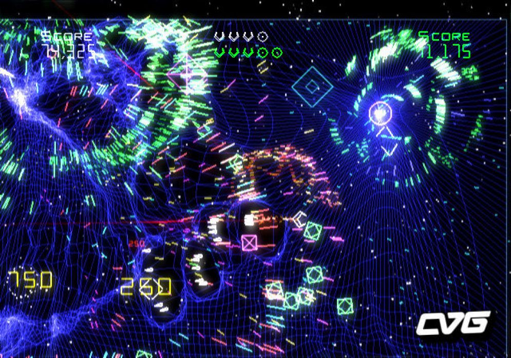 Screenshot ze hry Geometry Wars: Galaxies - Recenze-her.cz