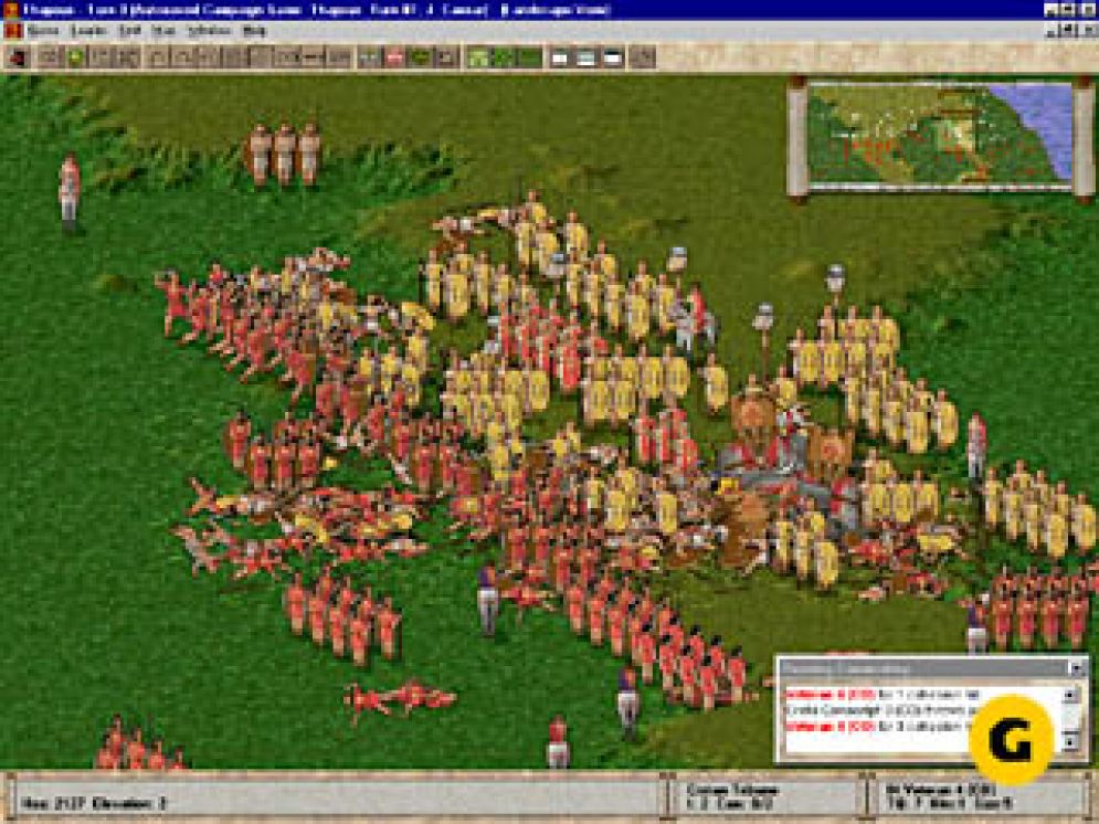 Screenshot ze hry Great Battles of Caesar - Recenze-her.cz