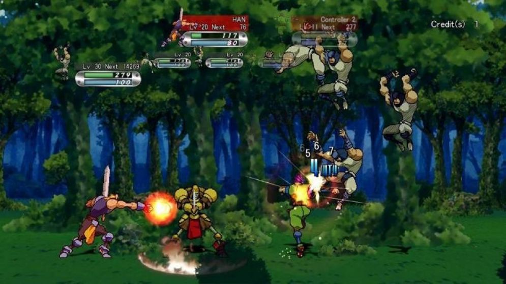 Screenshot ze hry Guardian Heroes - Recenze-her.cz