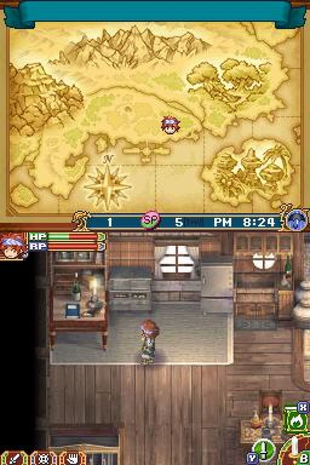 Screenshot ze hry Harvest Moon DS - Recenze-her.cz