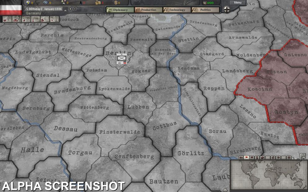 Screenshot ze hry Hearts of Iron III Semper Fi - Recenze-her.cz