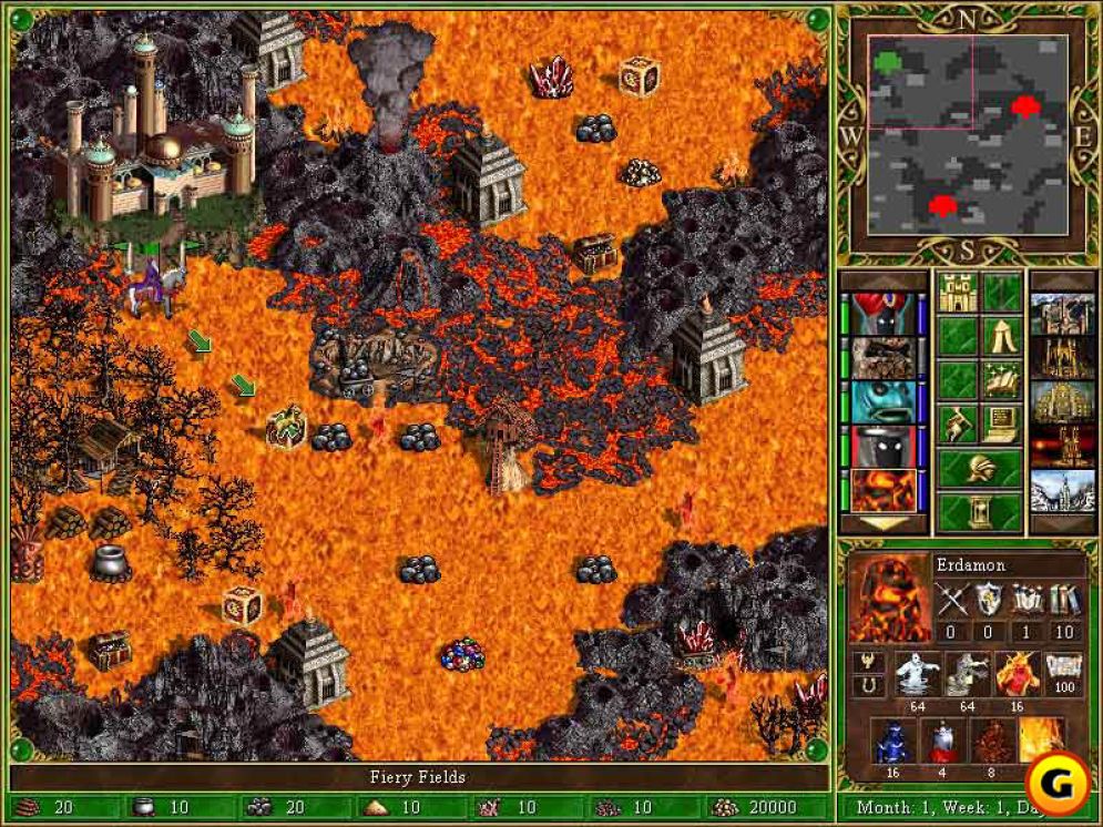 Screenshot ze hry Heroes of Might & Magic III - Recenze-her.cz