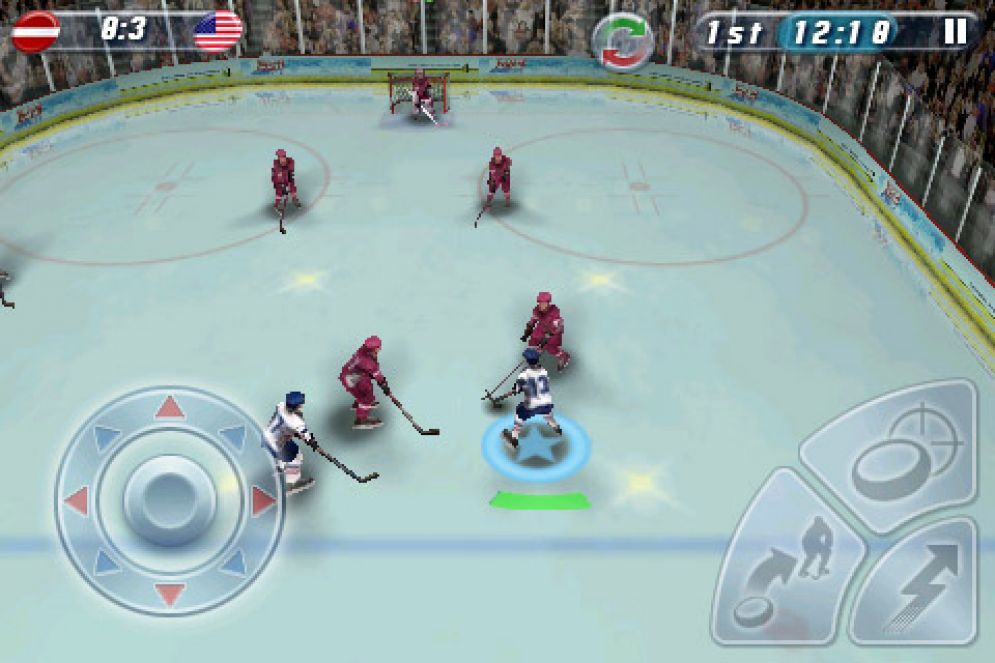 Screenshot ze hry Hockey Nations 2010 - Recenze-her.cz