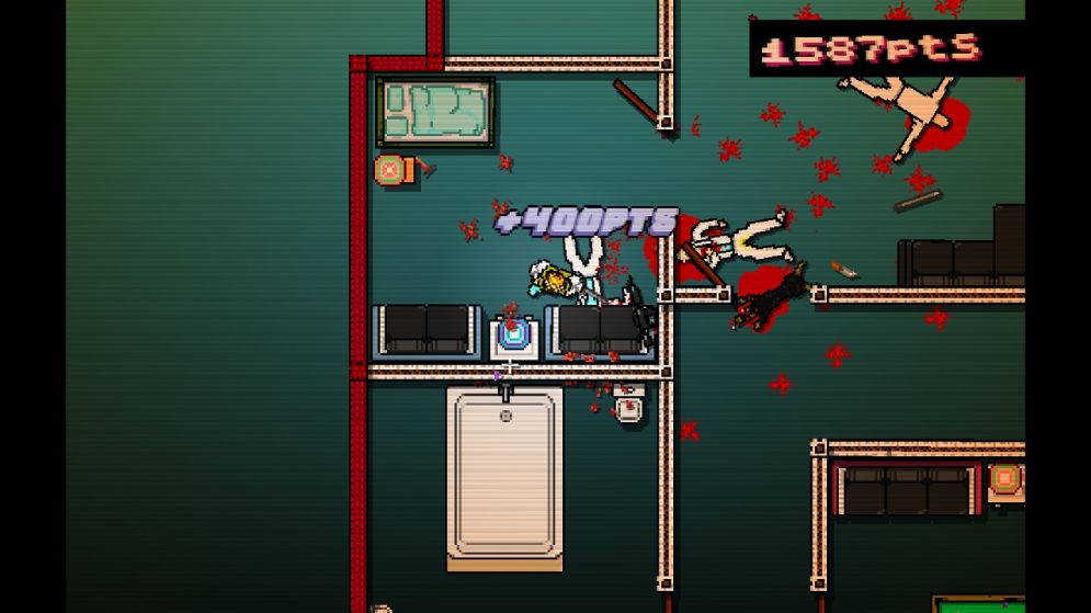 Screenshot ze hry Hotline Miami - Recenze-her.cz