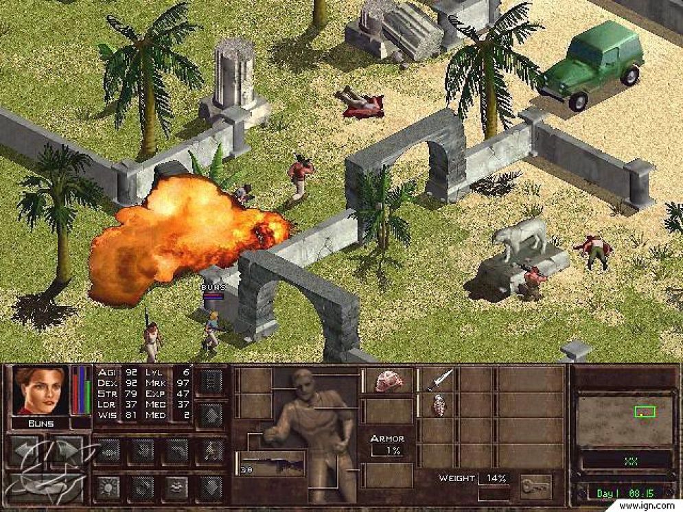 Screenshot ze hry Jagged Alliance 2 - Recenze-her.cz