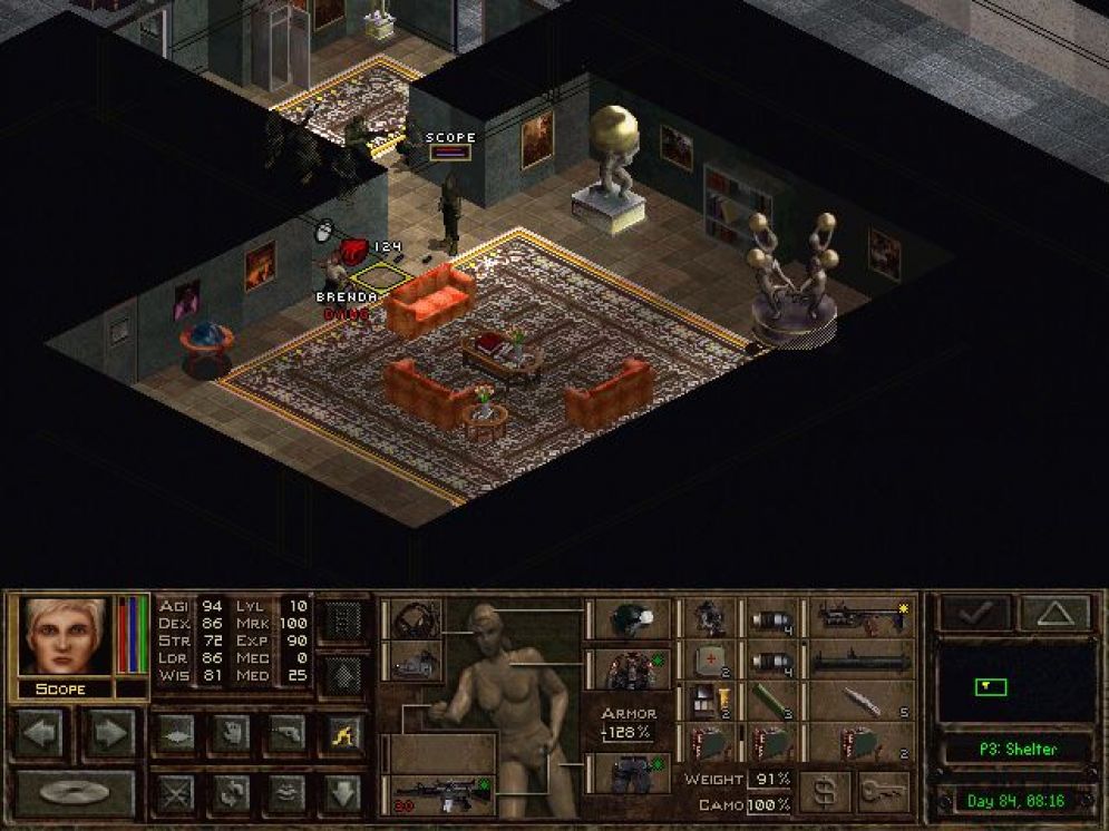 Screenshot ze hry Jagged Alliance 2: Urban Chaos - Recenze-her.cz