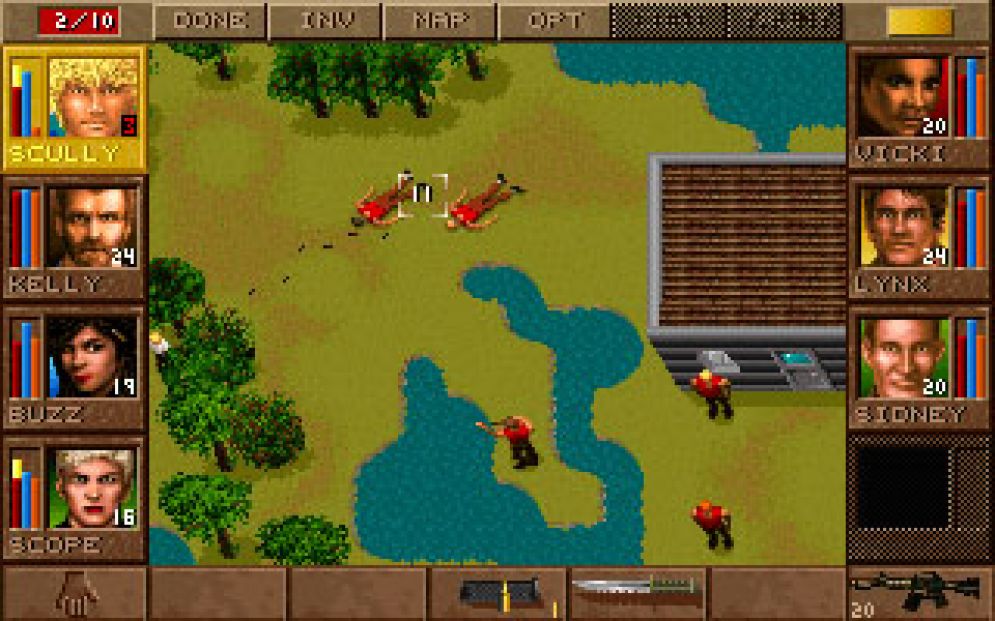 Screenshot ze hry Jagged Alliance: Deadly Games - Recenze-her.cz