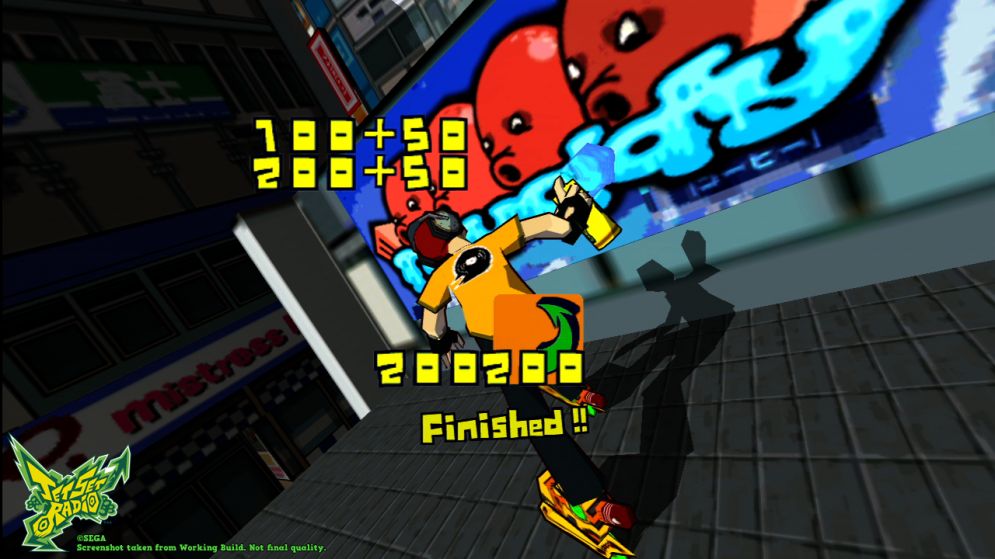 Screenshot ze hry Jet Set Radio - Recenze-her.cz