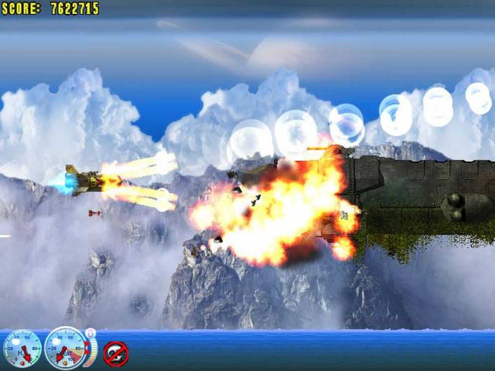 Screenshot ze hry Jets N Guns  - Recenze-her.cz