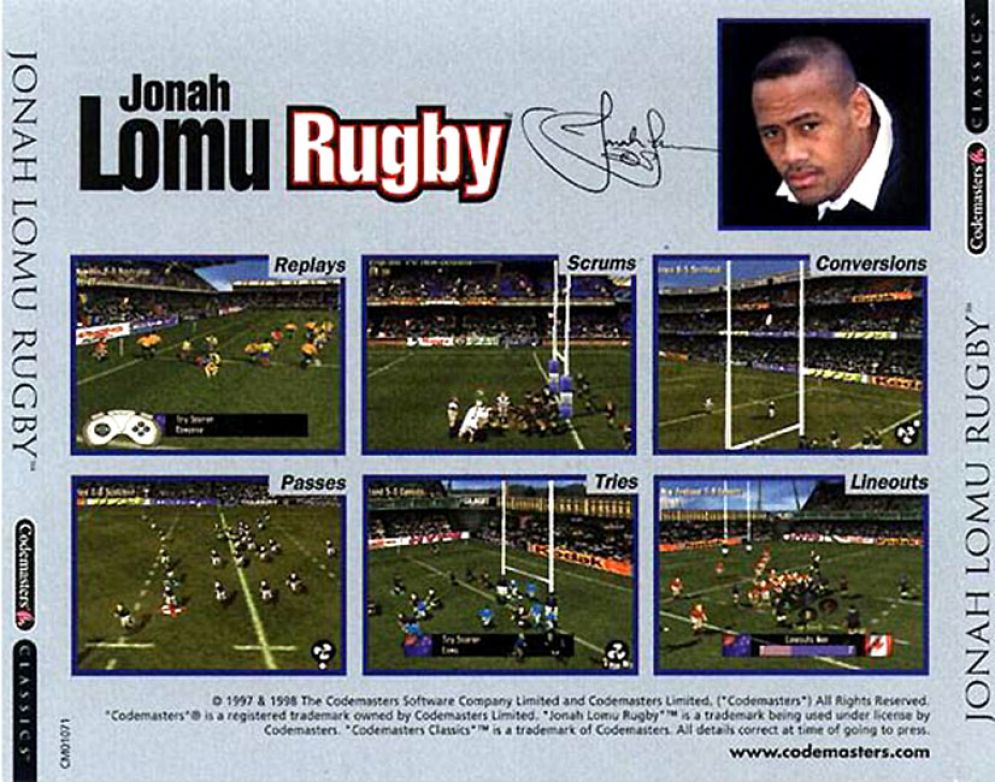 Screenshot ze hry Jonah Lomu Rugby - Recenze-her.cz