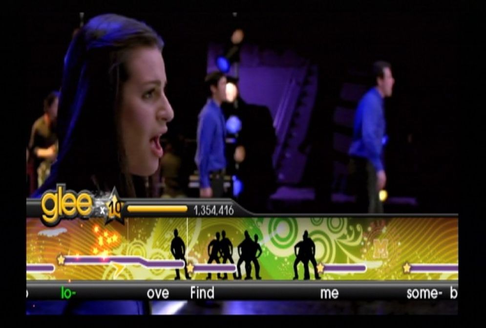 Screenshot ze hry Karaoke Revolution Glee - Recenze-her.cz