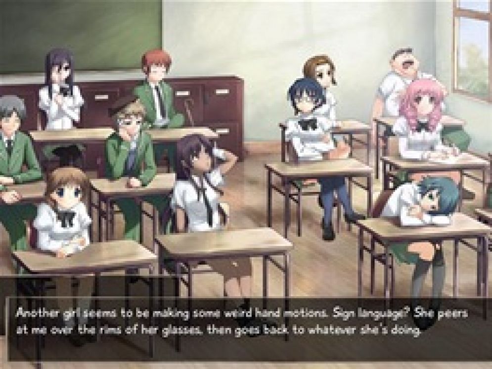 Screenshot ze hry Katawa Shoujo - Recenze-her.cz