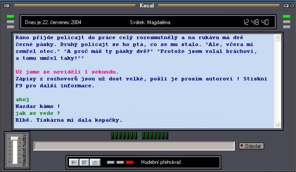 Screenshot ze hry Kecal - Recenze-her.cz