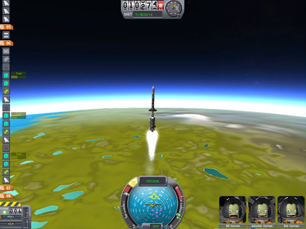 Screenshot ze hry Kerbal Space Program - Recenze-her.cz