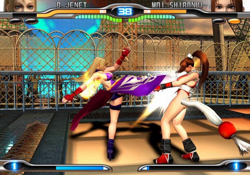 Screenshot ze hry King of Fighters Maximum Impact 2 - Recenze-her.cz