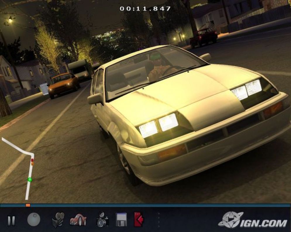 Screenshot ze hry LA Street Racing - Recenze-her.cz