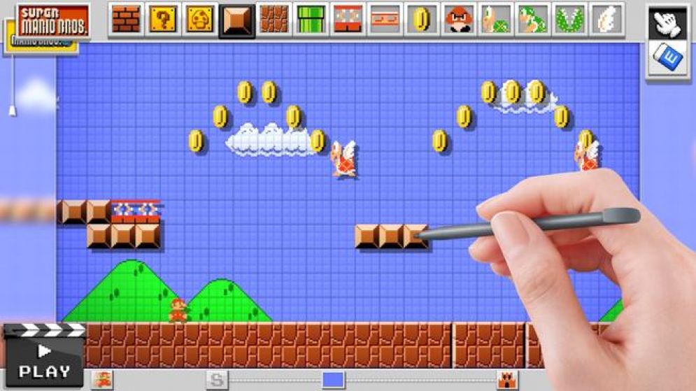 Screenshot ze hry Mario Maker - Recenze-her.cz