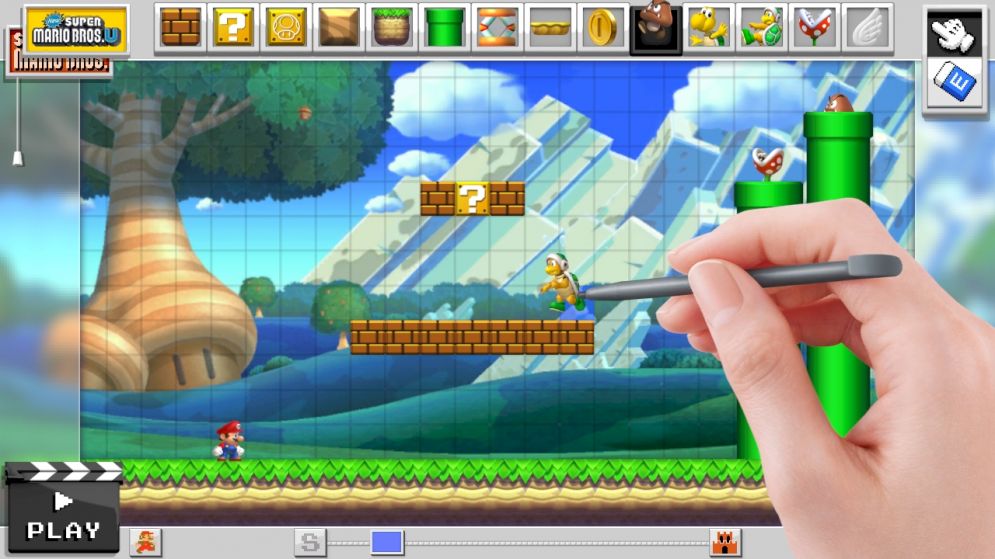 Screenshot ze hry Mario Maker - Recenze-her.cz