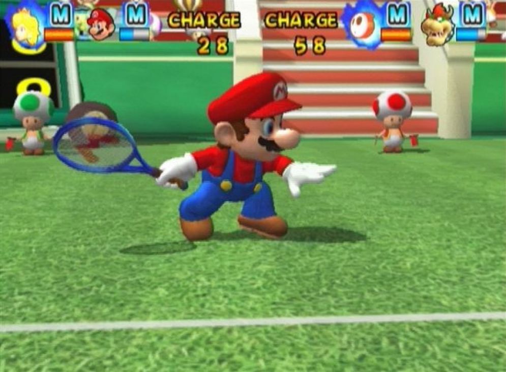 Screenshot ze hry Mario Power Tennis - Recenze-her.cz