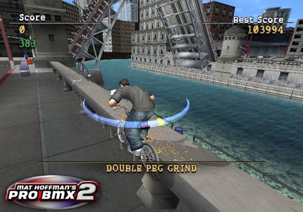 Screenshot ze hry Mat Hoffmans Pro BMX 2 - Recenze-her.cz