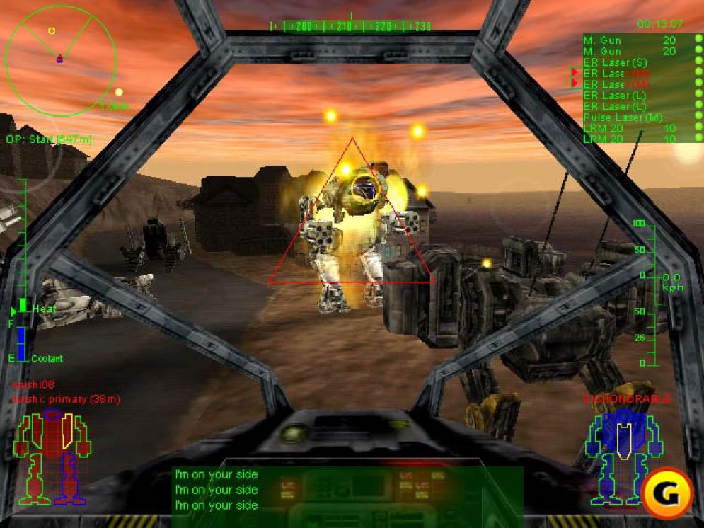 Screenshot ze hry Mechwarrior III - Recenze-her.cz