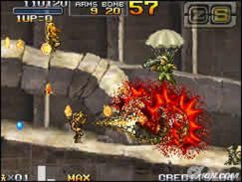 Screenshot ze hry Metal Slug 7 DS - Recenze-her.cz