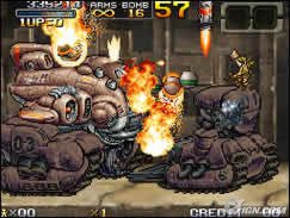 Screenshot ze hry Metal Slug 7 DS - Recenze-her.cz