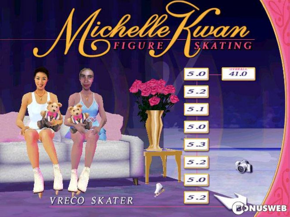 Screenshot ze hry Michelle Kwan Figure Skating  - Recenze-her.cz