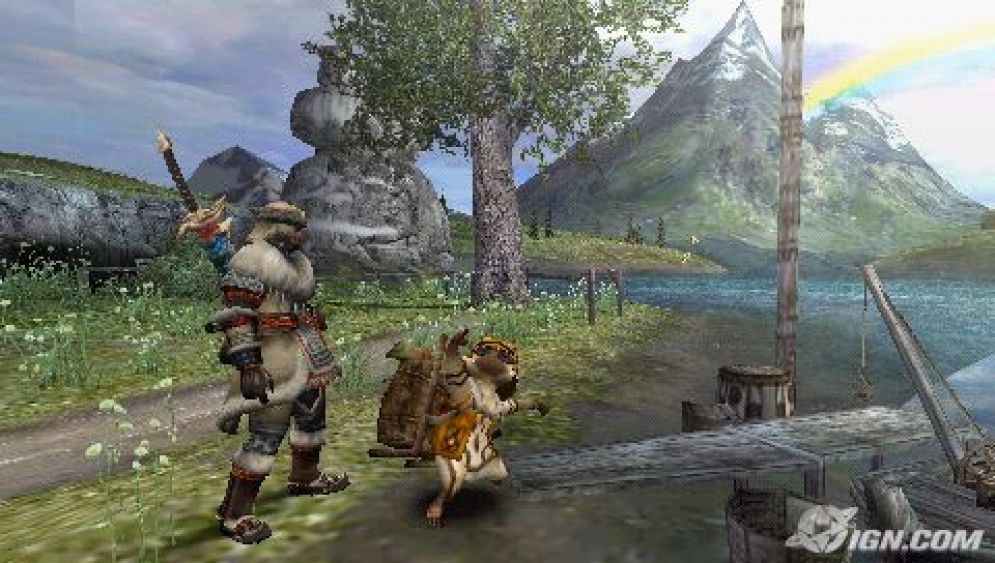 Screenshot ze hry Monster Hunter: Freedom 2  - Recenze-her.cz