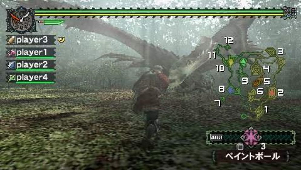 Screenshot ze hry Monster Hunter Freedom - Recenze-her.cz