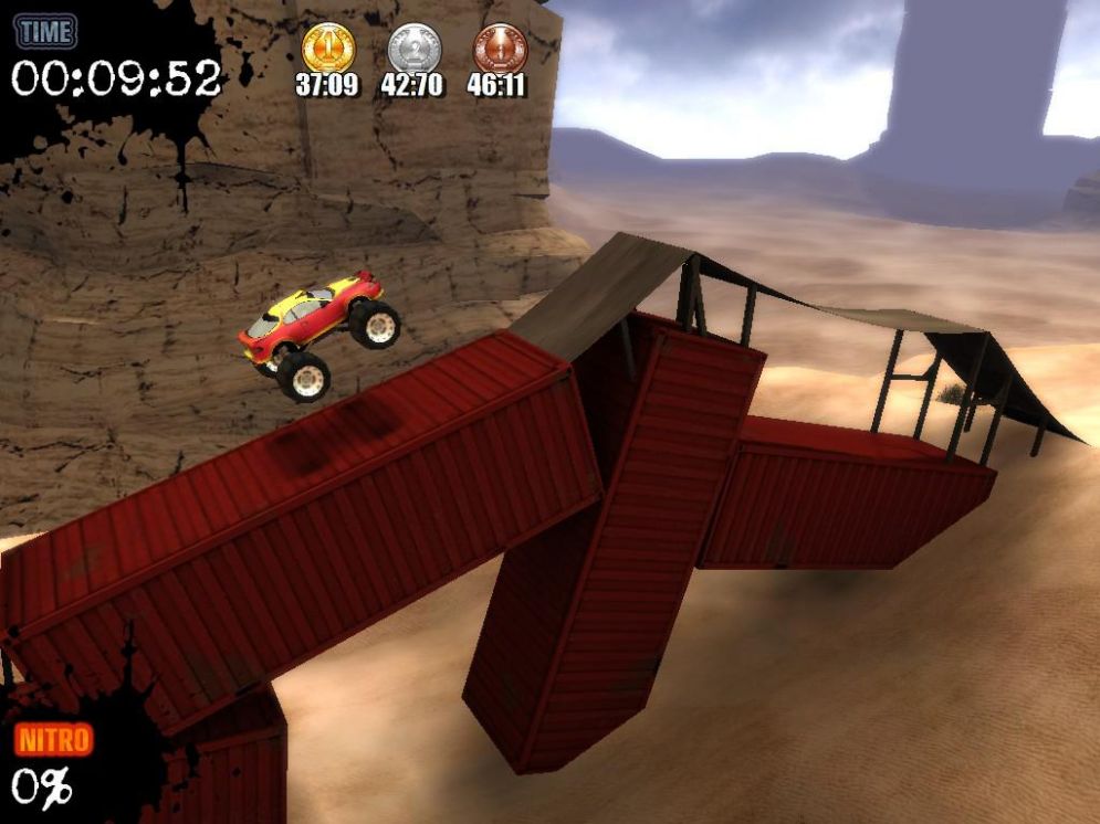 Screenshot ze hry Monster Truck Challenge - Recenze-her.cz