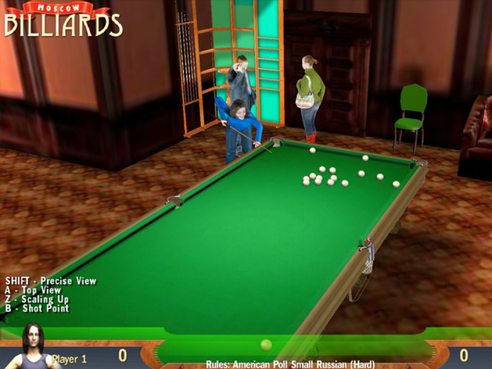 Screenshot ze hry Moscow Billiards - Recenze-her.cz