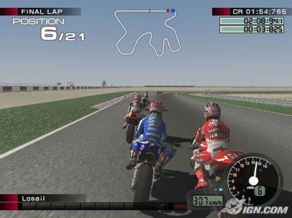 Screenshot ze hry MotoGP 4  - Recenze-her.cz