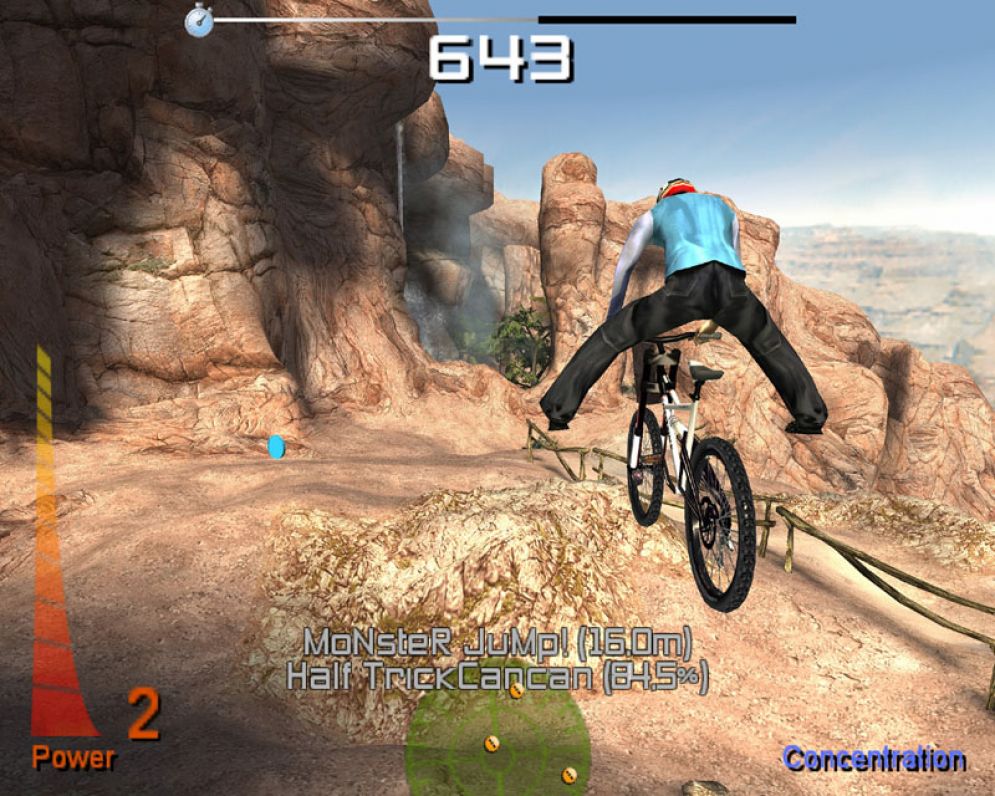 Screenshot ze hry Mountain Bike Adrenaline - Recenze-her.cz