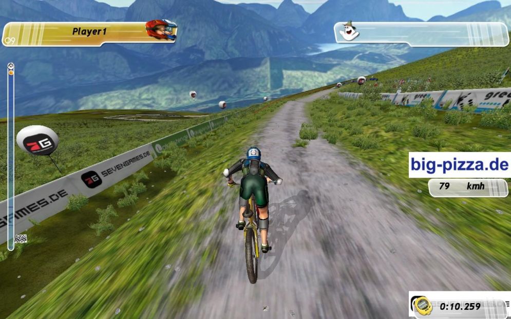 Screenshot ze hry Mountainbike Challenge 09 - Recenze-her.cz