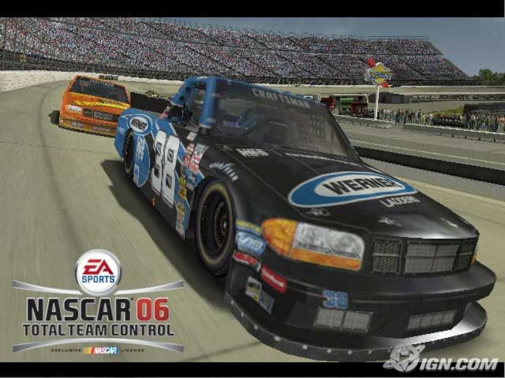 Screenshot ze hry NASCAR 06: Total Team Control - Recenze-her.cz