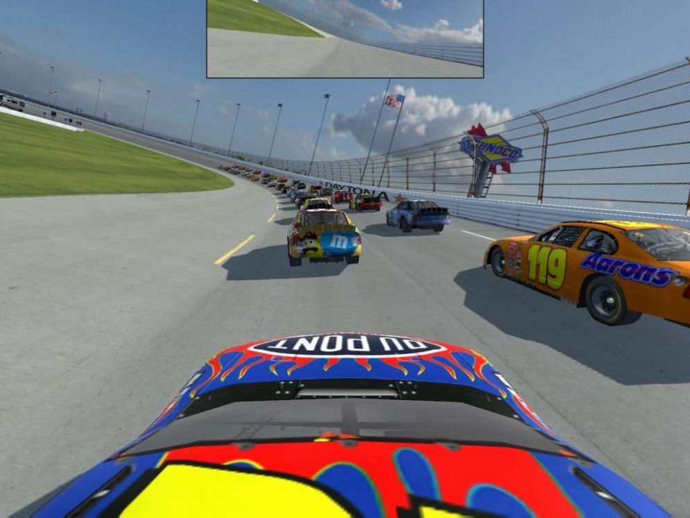 Screenshot ze hry NASCAR SimRacing - Recenze-her.cz